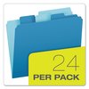 Pendaflex Folder, Divided, Ast, PK24 10772